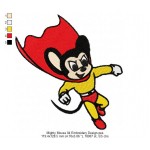 Mighty Mouse 04 Embroidery Design